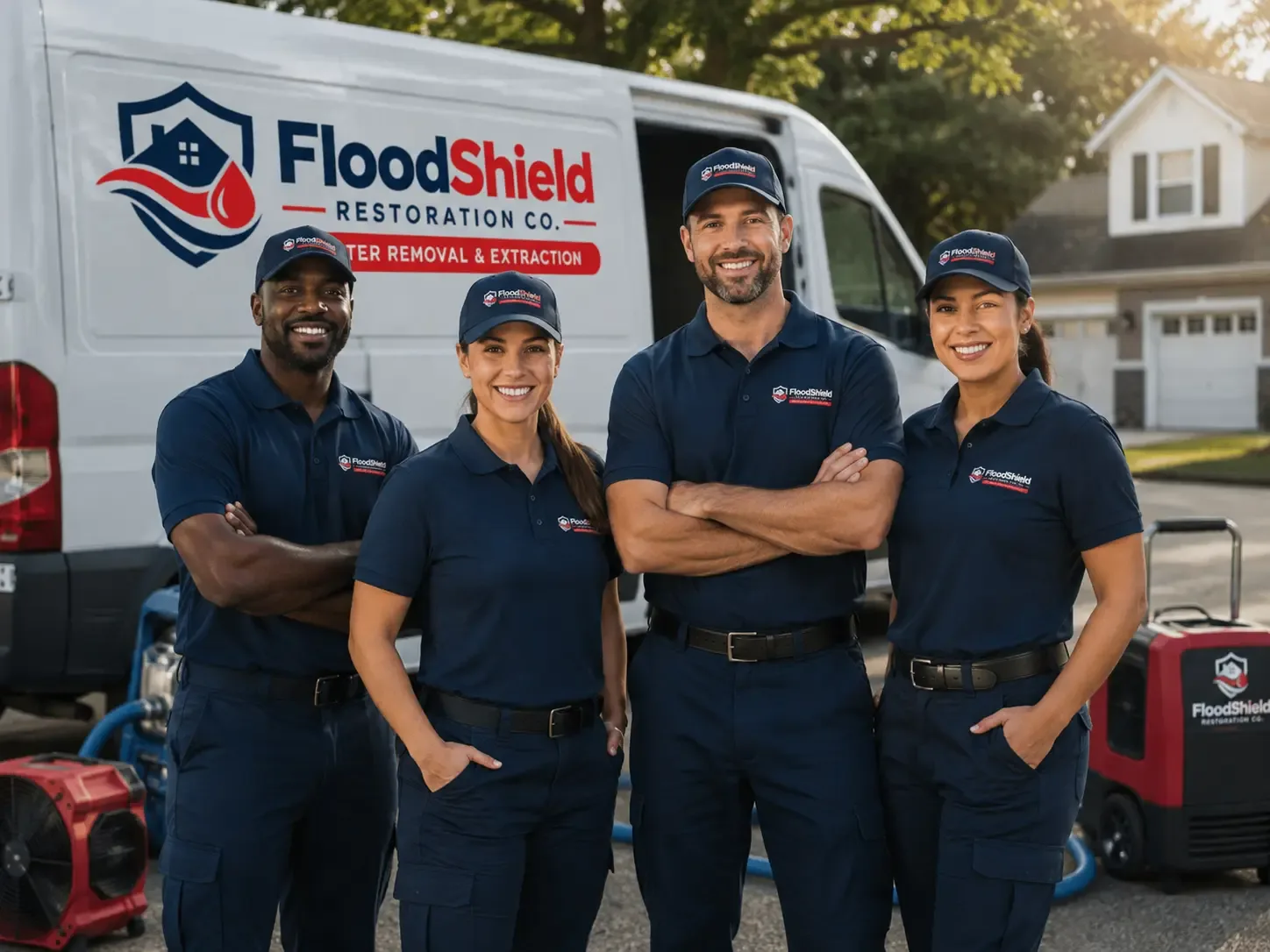 Flood Damage Restoration company in Herrick Center, PA